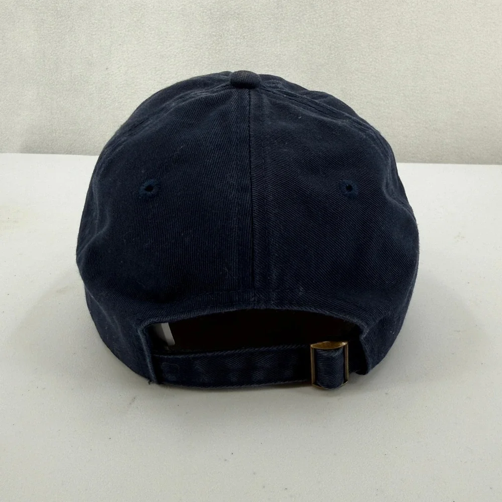 Bud Light Hat Mens OSFA Navy Blue Embroidered Logo Cotton Dad Cap Adjustable